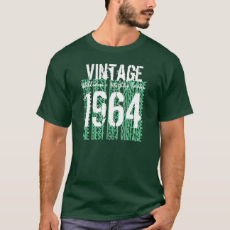 1964 Beste jaardag T-shirt Groen