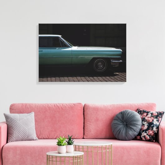 1964 Cadillac Coupe Deville - Bern, Zwitserland Canvas Afdruk (Insitu (Woonkamer))