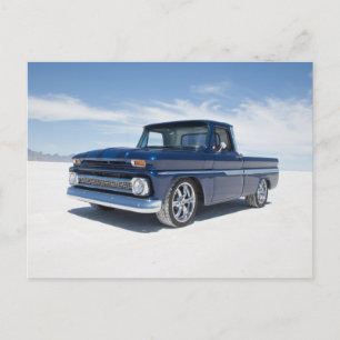 1964 chevy c10 " hot rod " , bestelwagen voor stra briefkaart