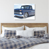 1964 Chevy C10 "Hot Rod" "Street Rod" pick-up truc Canvas Afdruk (Insitu (Slaapkamer))