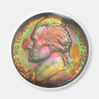 1964-D Jefferson Nickel Magneet