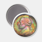 1964-D Jefferson Nickel Magnet (Recto/Verso)