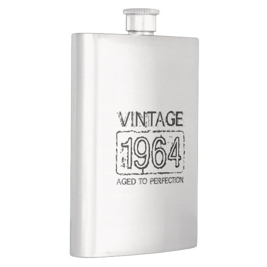 1964 Flacon en acier inoxydable | Cadeau d'anniver (Droite)
