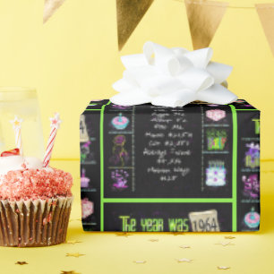 1964 Geboortejaar Trivia Cadeaupapier