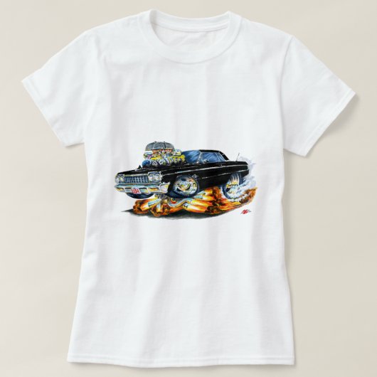 1964 Impala Black Car T-shirt (Design voorkant)