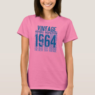 1964  jaar 50e aangepaste naam zeer strak t-shirt