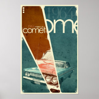 1964 Kwik Comet Poster