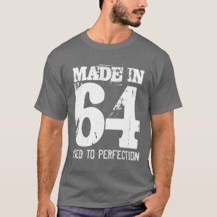 1964 Leeftijd tot perfectie  geboorte in shirt