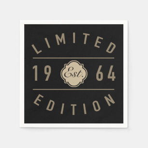 1964 Limited Edition 60th Verjaardag Servet