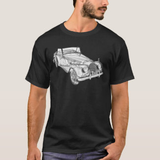 1964 Morgan Plus 4 Converteerbare sportwagen Illus T-shirt