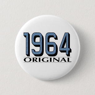 1964 Origineel Ronde Button 5,7 Cm