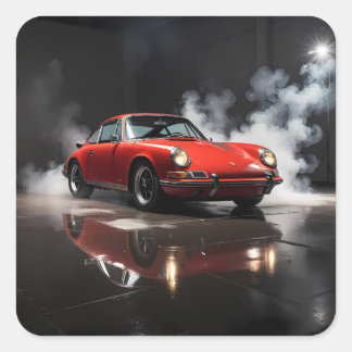 1964 Porsche 911 Vierkante Sticker