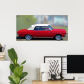 1964 RAMBLER AMERIKAANS CONVERTIBLE POSTER (Thuiskantoor)