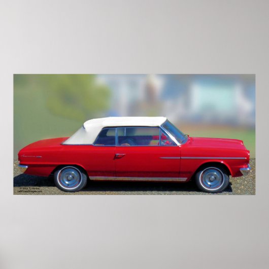1964 RAMBLER AMERIKAANS CONVERTIBLE POSTER (Voorkant)