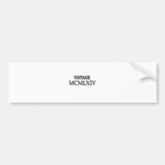  1964 Roman Bumpersticker (Voorkant)