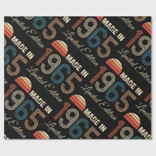 1965 60ste verjaardag cadeaupapier