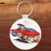 1965-66 Impala Red Car Sleutelhanger (Voorkant)