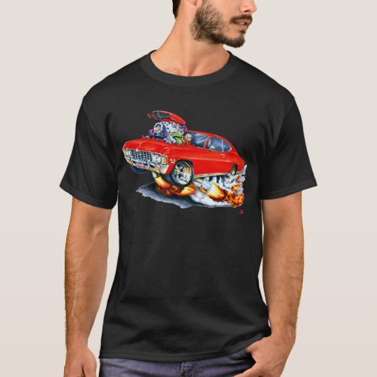 1965-66 Impala Red Car T-shirt (Voorkant)