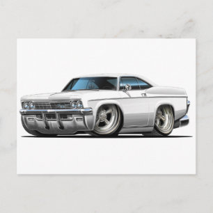 1965-66 Impala Witte auto Briefkaart