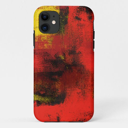 1965 Abstracte iPhone Case (Achterkant)