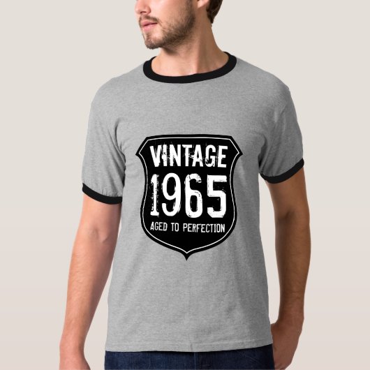 1965 âgé anniversaire du T-shirt | de perfection (Devant)