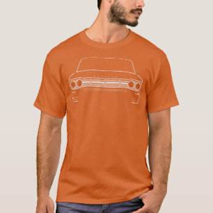 1965 AMC Rambler Classic witte omtrek T-shirt