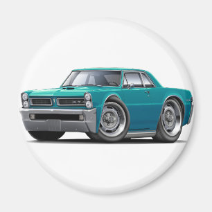 1965 Blauwgroen Auto GTO Magneet