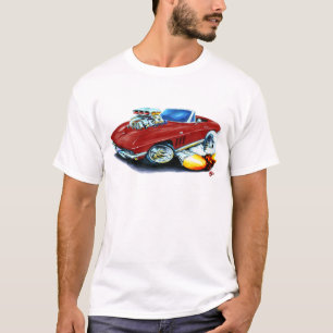 1965 Corvette maroon Convertible T-shirt
