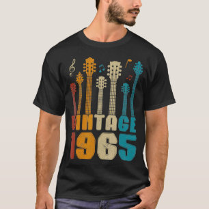 1965 gitarist gitaarliefhebbers geboren in 1965 t-shirt