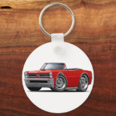 1965 GTO Red Convertible Sleutelhanger (Voorkant)