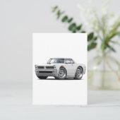 1965 GTO witte auto Briefkaart (Staand voorkant)