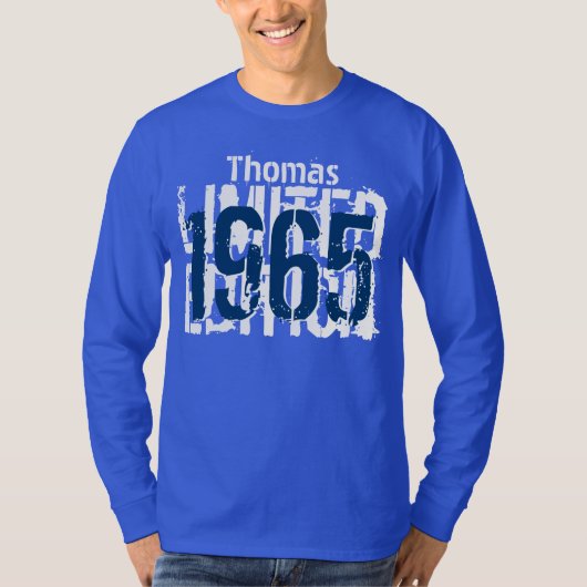 1965 Limited Edition 50th Birthday Gift T-shirt (Voorkant)