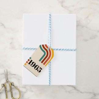1965 Retro Stripe Vintage Poster Cadeaulabel