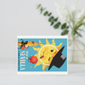 1965 Sevilla Spanje april Fair Poster Briefkaart (Staand voorkant)