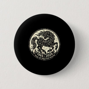 1966 2026 jaar van het vuur paard chinese zodiak19 ronde button 5,7 cm