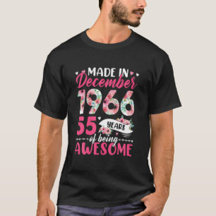 1966, 55 jaar na de geboorte t-shirt