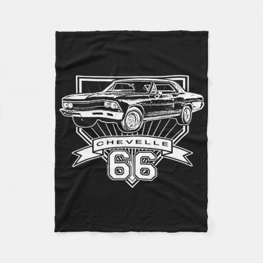 1966 66 GTX 4th of July Amerikaans Fleece Deken (Voorkant)