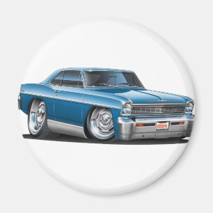 1966-67 Nova Blauwgroen auto Magneet