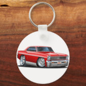 1966-67 Nova Red Car Sleutelhanger (Voorkant)
