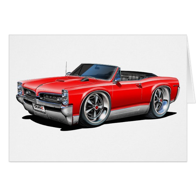 1966/67 Rode Auto GTO (Voorkant Horizontaal)