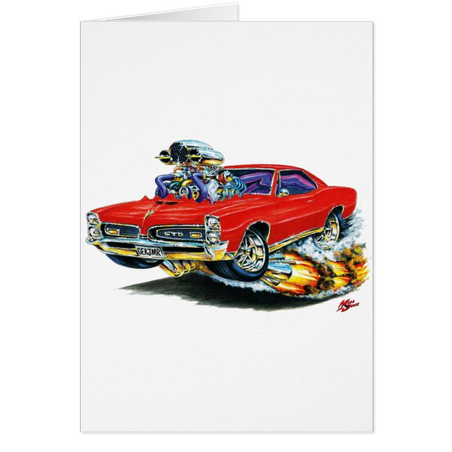 1966-67 voiture de rouge de GTO (Devant)