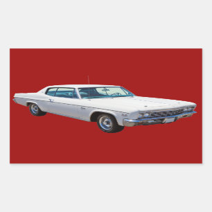 1966 Chevrolet Caprice 427 Muscle Car Rechthoekige Sticker