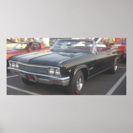 1966 Chevrolet Impala Super Sport Convertible Poster (Voorkant)
