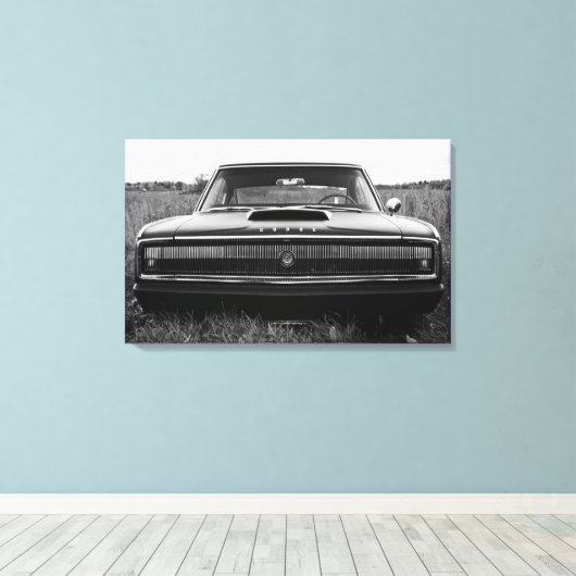 1966 Dodge-lader Canvas Afdruk (Insitu (Houten vloer))