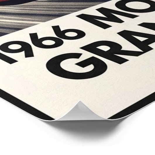 1966 Monaco Grand Prix Wall Poster (Hoek)