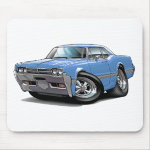 1966 Olds Cutlass LT Blue Car Muismat
