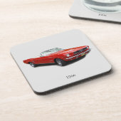 1966 Red Convertible onderzetter set (Linkerzijde)