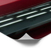 1966 Red Corvette Sting Ray Poster (Hoek)