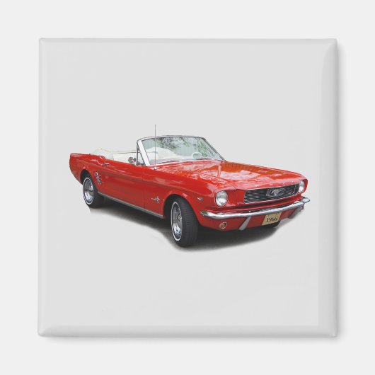 1966 Rode Converteerbare magneet (Voorkant)