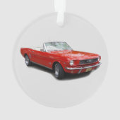 1966 Rood Converteerbare acrylversiering Ornament (achterkant)